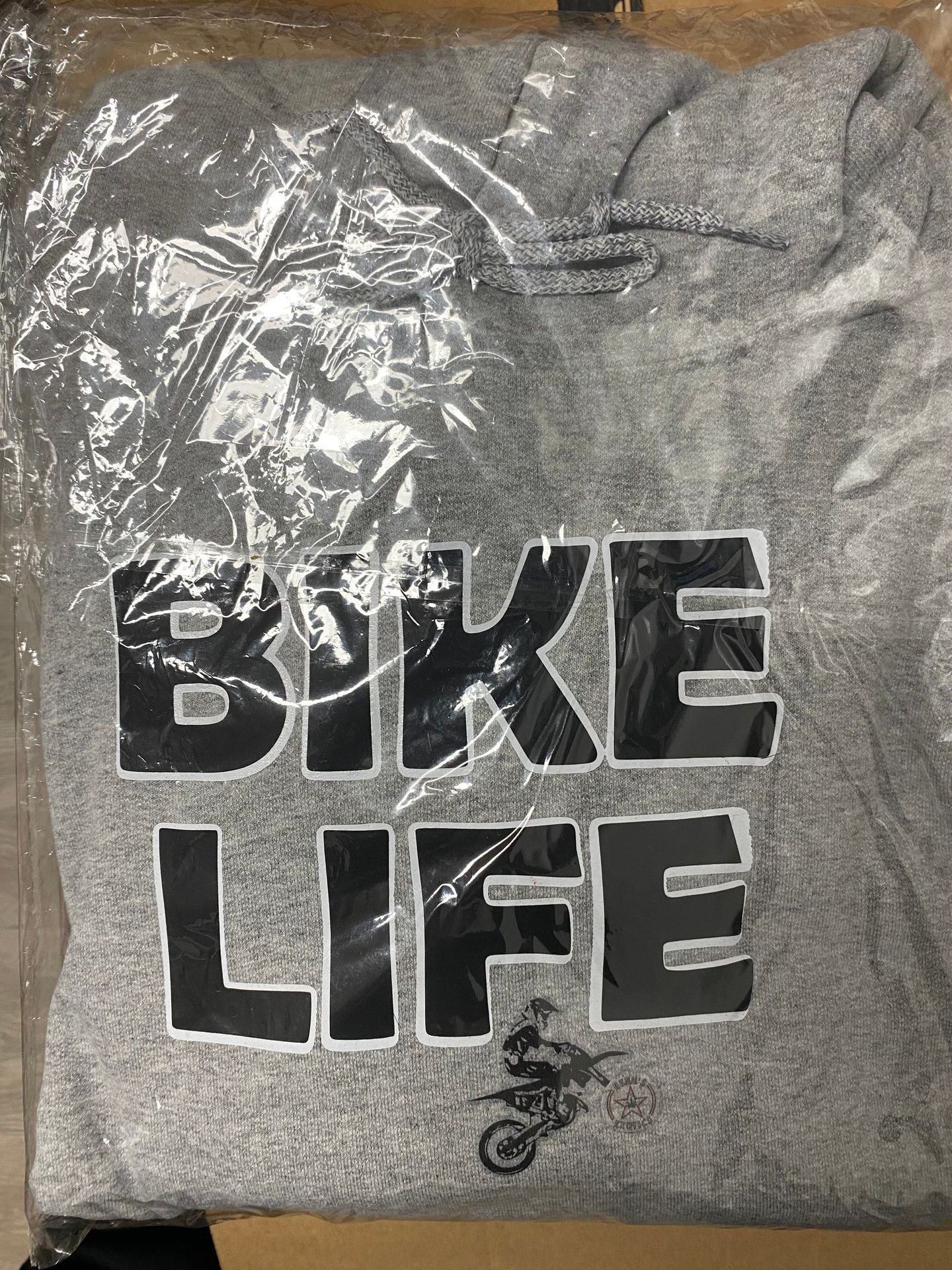 BIKE LIFE WHITE HOODIE