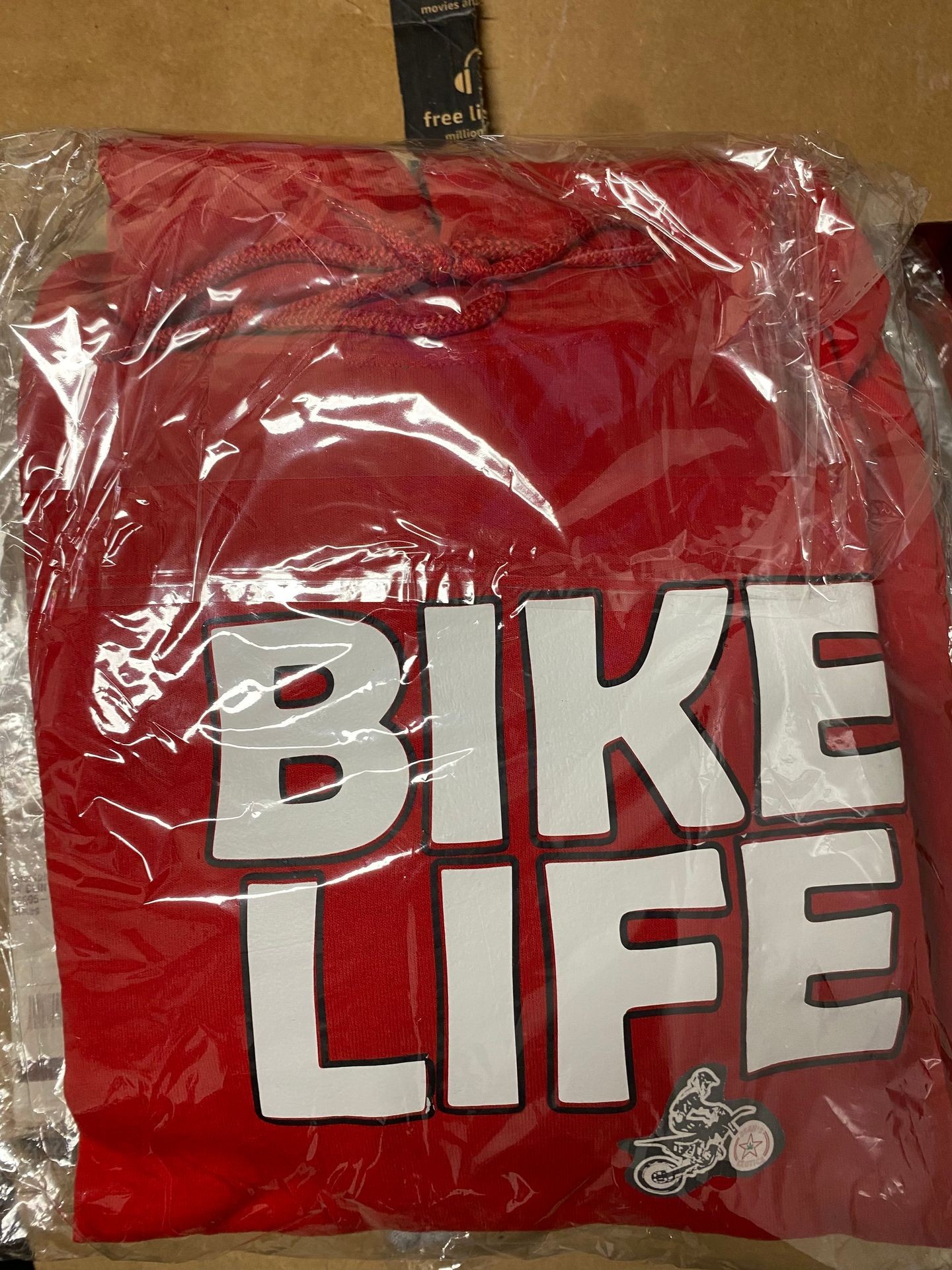 BIKE LIFE RED HOODIE